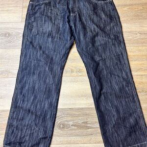 South Pole Jeans Men’s 3& Black Dark Wash Denim Hip Hop Skater Y2K.         1430